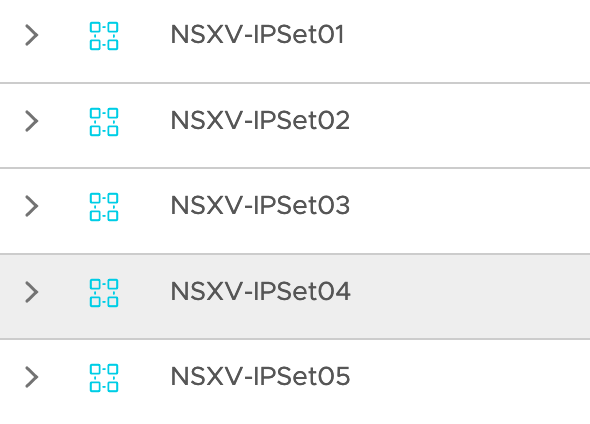 New NSX-T Groups