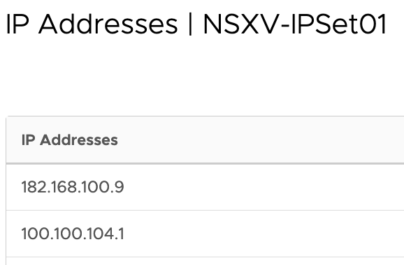 NSX-V IPSet01 Source